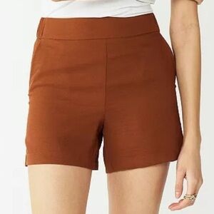 Nine West brown Mid-Rise Pull-On Soft Shorts size‎ XL